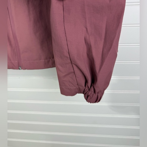 Traj3tory dusty mauve windbreaker jacket. Size Large. - Picture 5 of 7